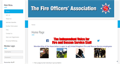 Desktop Screenshot of fireofficers.org.uk