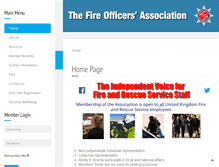 Tablet Screenshot of fireofficers.org.uk